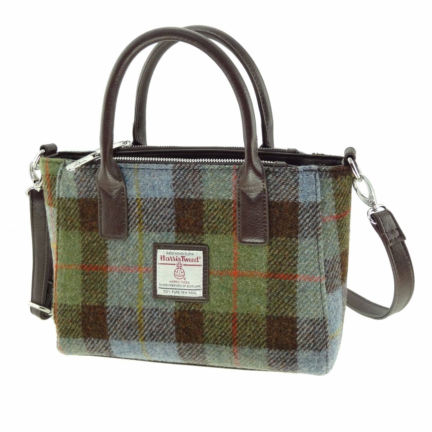 Glen Appin Of Scotland - Wholesale Tote Bag - Women's - LB1228 Harris Tweed 'Brora' Small Tote0