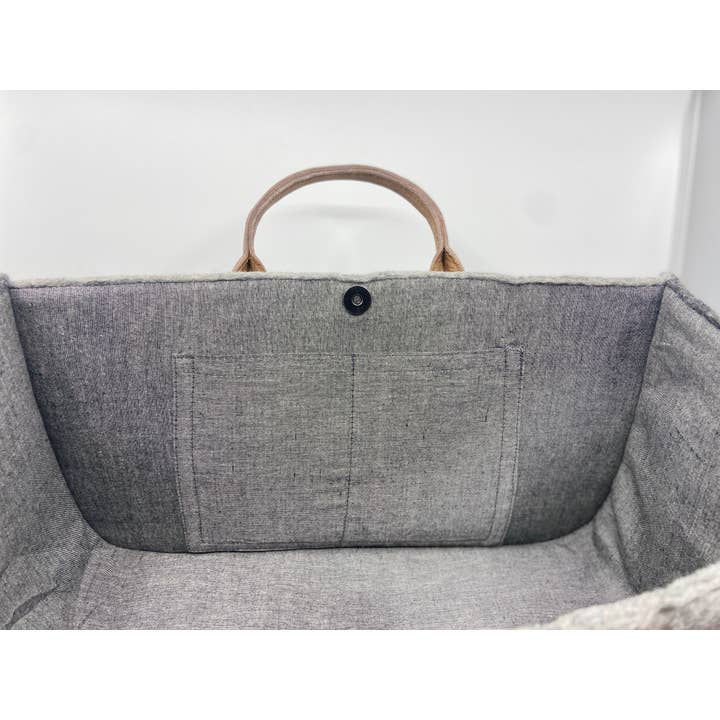 Fibres of Life - Wool & Felt - Wholesale Tote Bag - Women's - The Grab-&-Go Carry All | Felt Wool Tote Bag | Soft Yarn Bag34