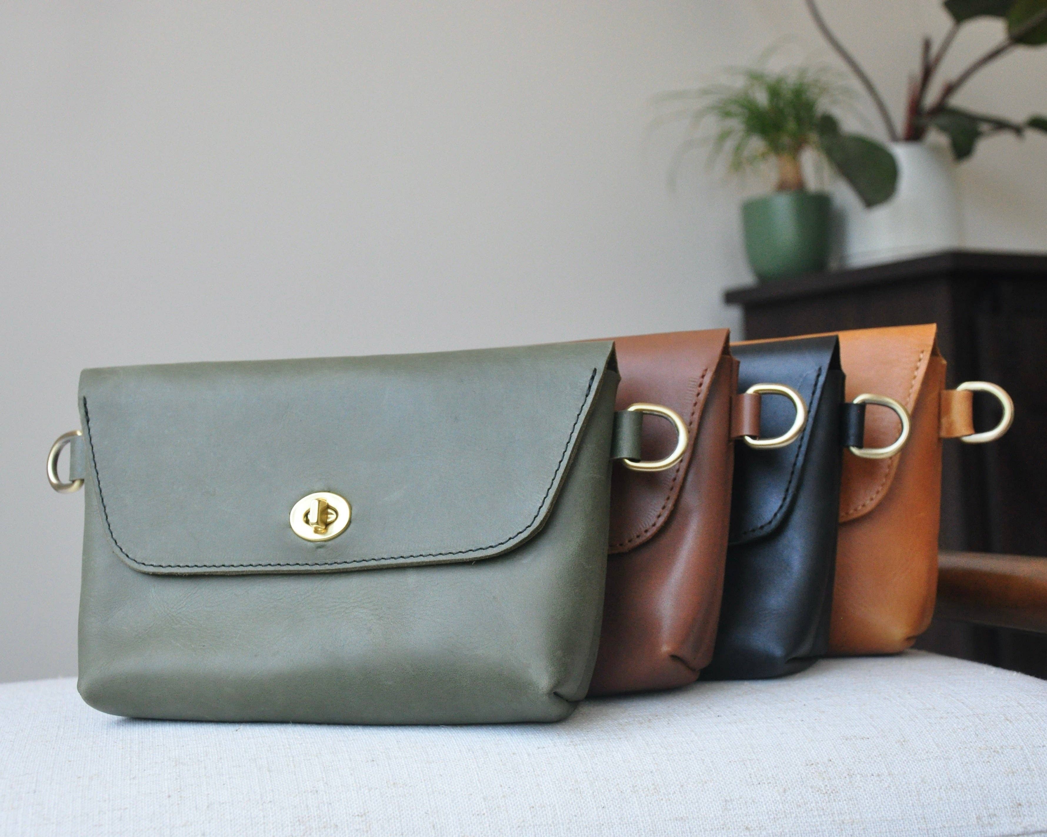 Zelaki Leather Company - Wholesale Belt Bag - Women's - Jinka Belt Bag / Convertible Crossbody, Sling, and Belt Bag 9