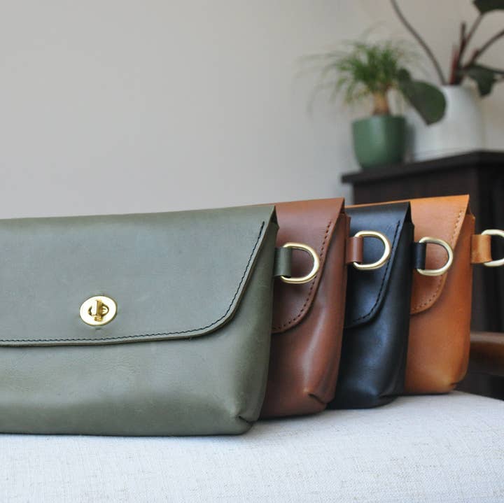 Zelaki Leather Company - Wholesale Belt Bag - Women's - Jinka Belt Bag / Convertible Crossbody, Sling, and Belt Bag 9