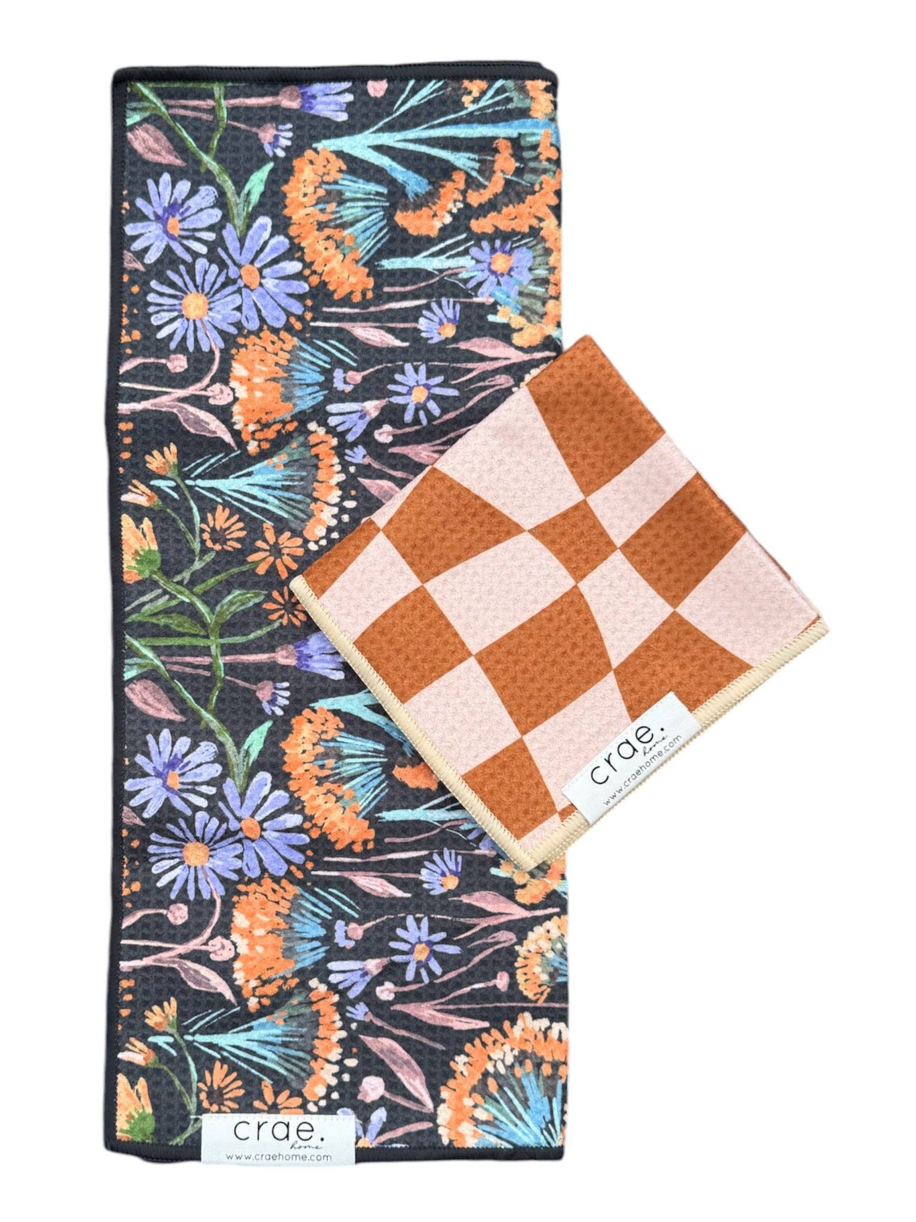 Crae.Home - Wholesale Towel Set - Dandy/Dune: Double Sided-Hand Towel Washcloth Set