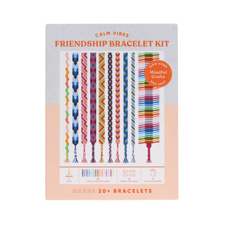 Chronicle Books - Wholesale DIY Craft Kit - Mindful Crafts: Calm Vibes Friendship Bracelet Kit8