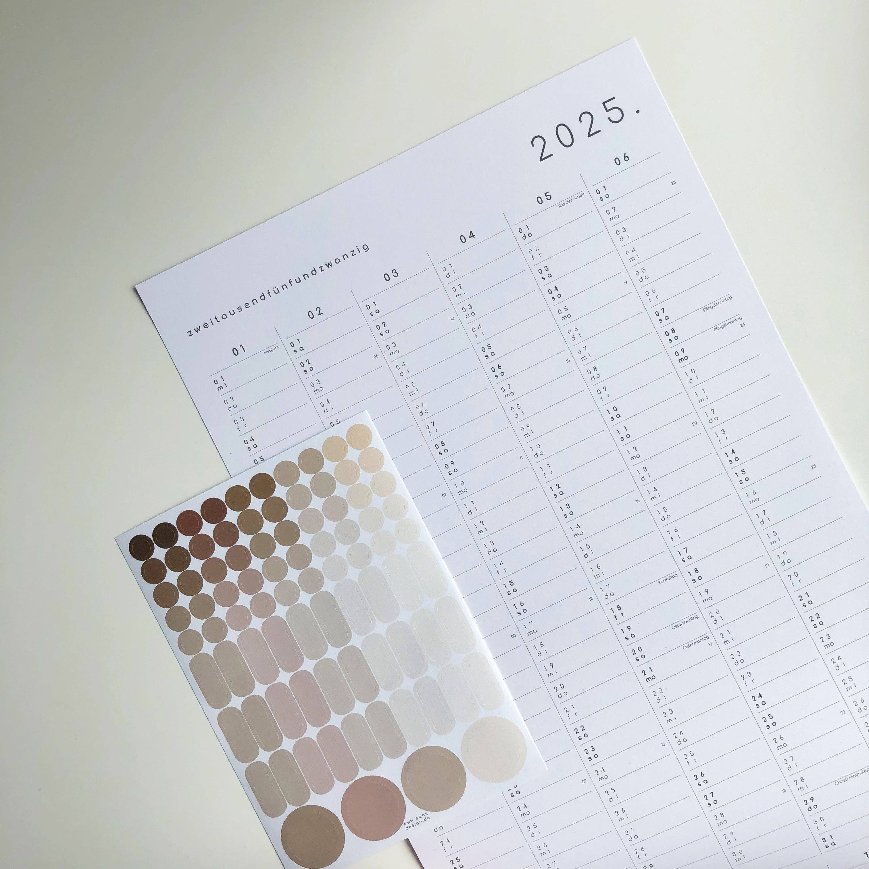 SANS.design - Venta al por mayor Calendario - Planificador anual DIN largo, 20264