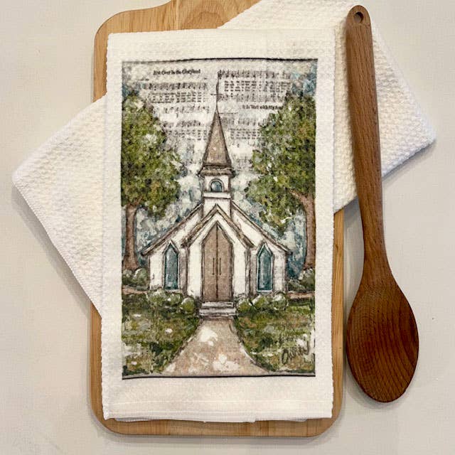 Christian home decor, Kitchen hand towel, Mother's Day gift for wholesale by Rustic Nester
