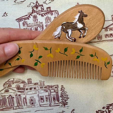 Studio Elizabeth Bloom - Wholesale Hair Brush/Comb - Kids & Baby - Semi-Custom Baby Hair Brush & Comb Set1