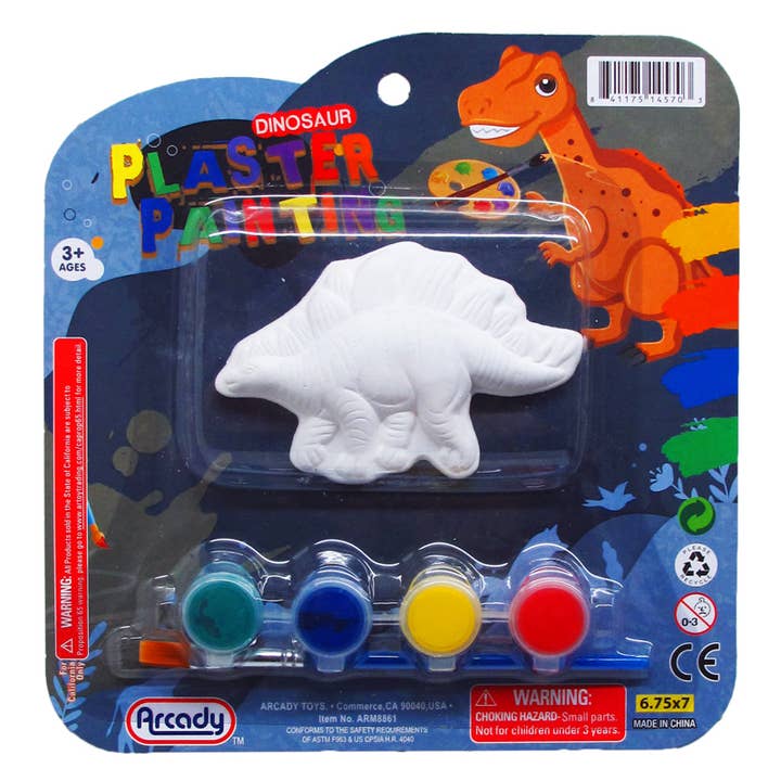 Set de pintura Dino de 6 piezas para venta al por mayor de Deluxe Import Trading