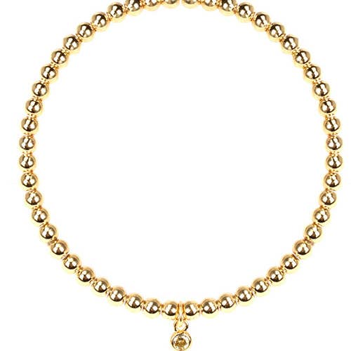 Nette Road Wholesale - Wholesale Charm/Dangle Bracelet - Tiny Crystal Charm Stretch Bracelet4