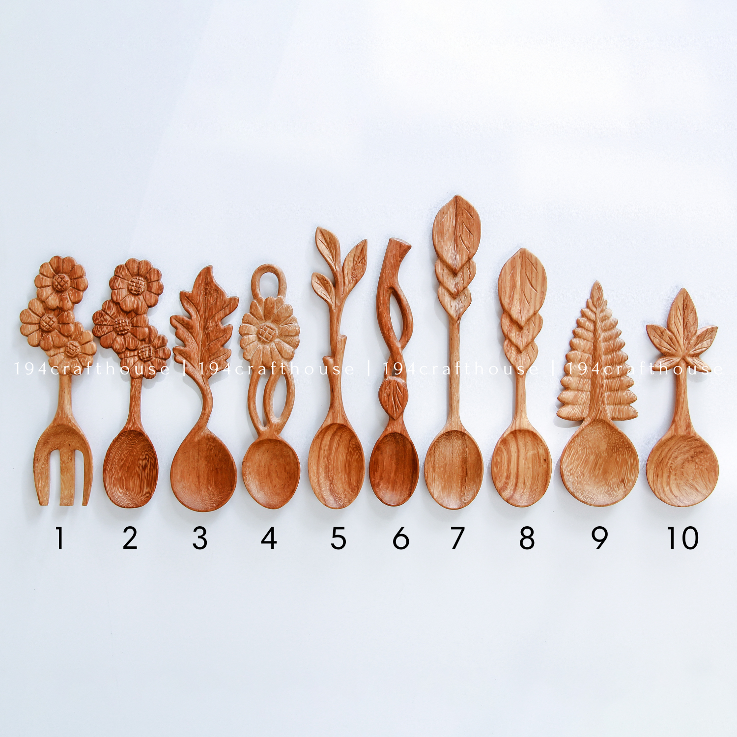 194 Craft House - Wholesale Measuring Spoon - Rustic Wooden Spoon - Home Decor and Gifts14