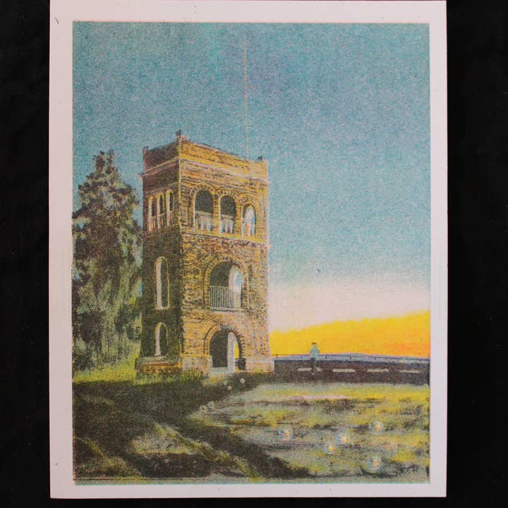 Tarjeta postal de la Torre del Poeta para venta al por mayor de Looky Here