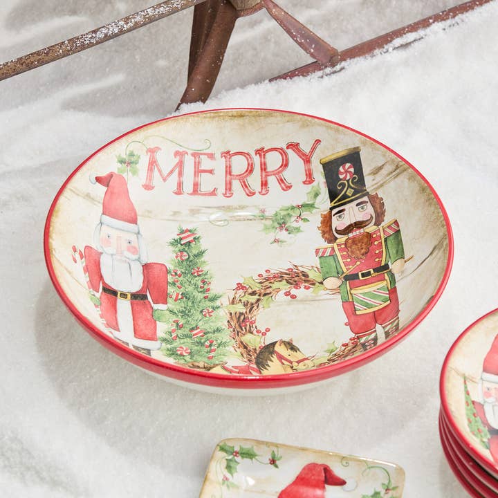 Nutcracker Parade Serving/Pasta Bowl 13in x 3in for wholesale by Certified International