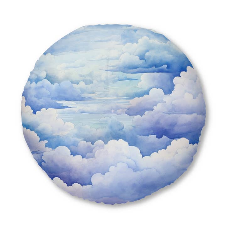 Galactica Starshine - Rond vloerkussen voor wholesale door Velvet Rust