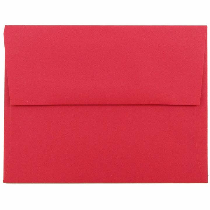 Enveloppes d'invitation A2, 4,38 x 5 3/4, Rouge, 500 pour la vente par JAM PAPER