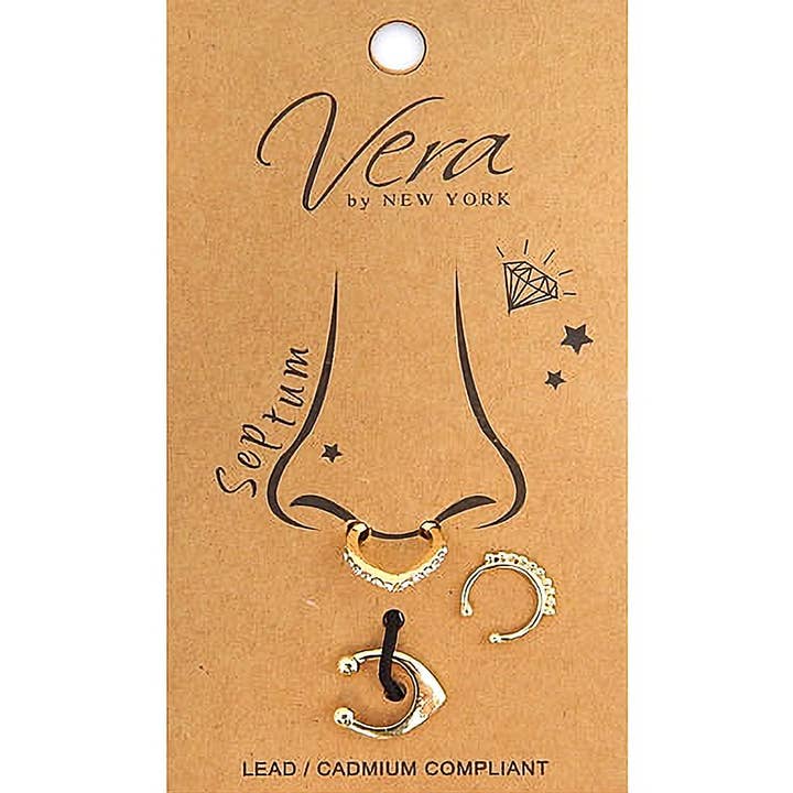 Diacly - Wholesale Nose Ring - Septum Piercing Body Jewelry Nose Ring Set