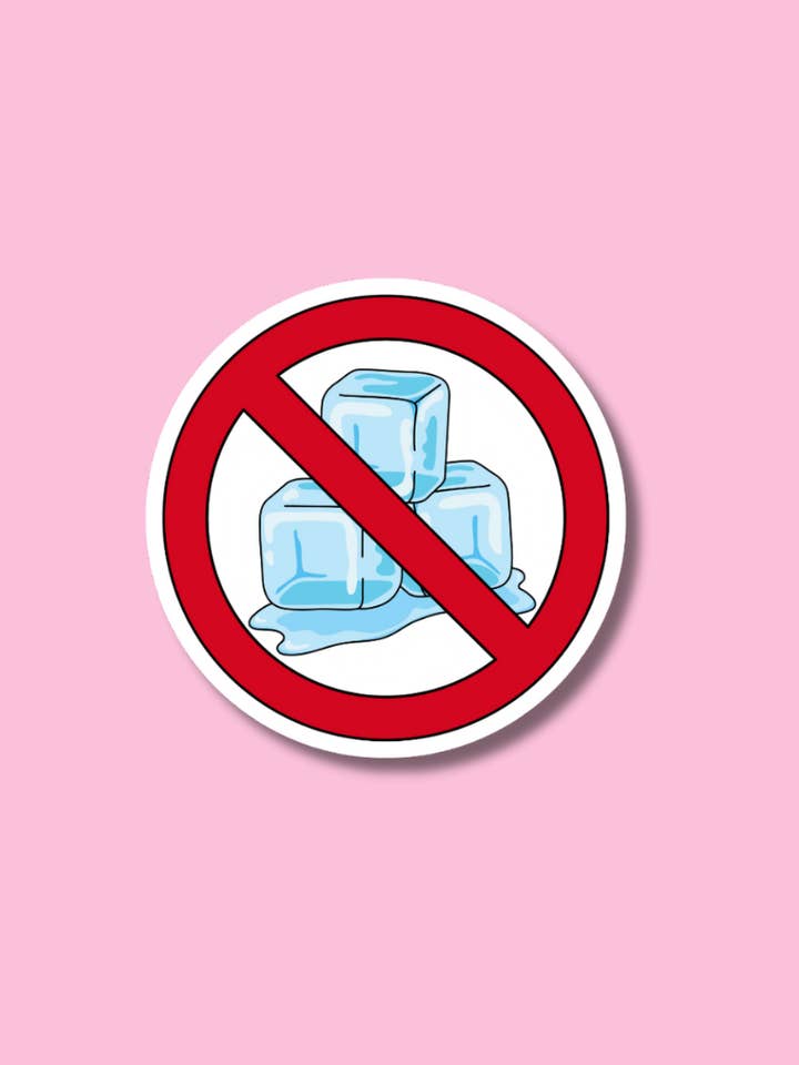 No ICE Sticker (Red), Abolish ICE, Anti-Trump, Donation for wholesale by ShopSourSweetener