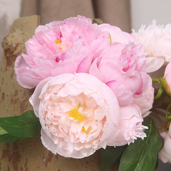 Artificial Peony Flower bunch wedding floral vase filler for wholesale by ACNITE(We cover U.S. import duties)