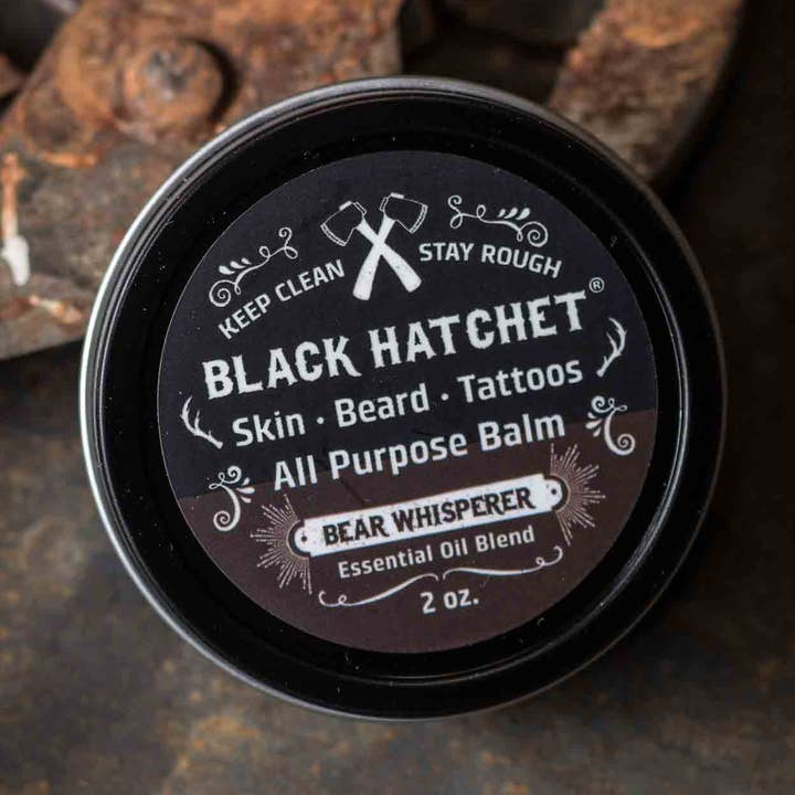 Latika Beauty - Wholesale Beard Styling Product - Beard and Tattoo Balm - Bear ⚫ Black Hatchet Gifts for Men1