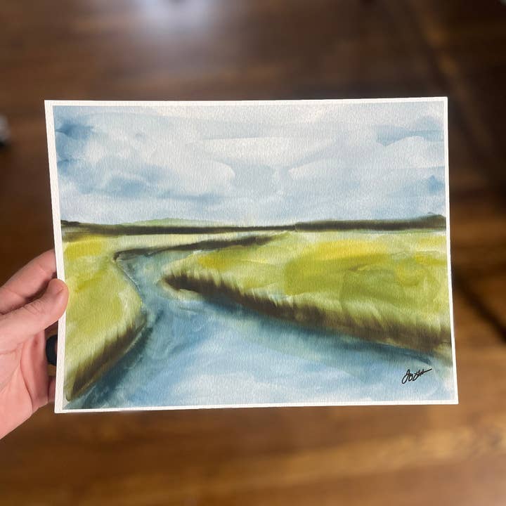 Edizione aperta: Marsh Scene 1 per la vendita all'ingrosso da parte di Jaybo Art