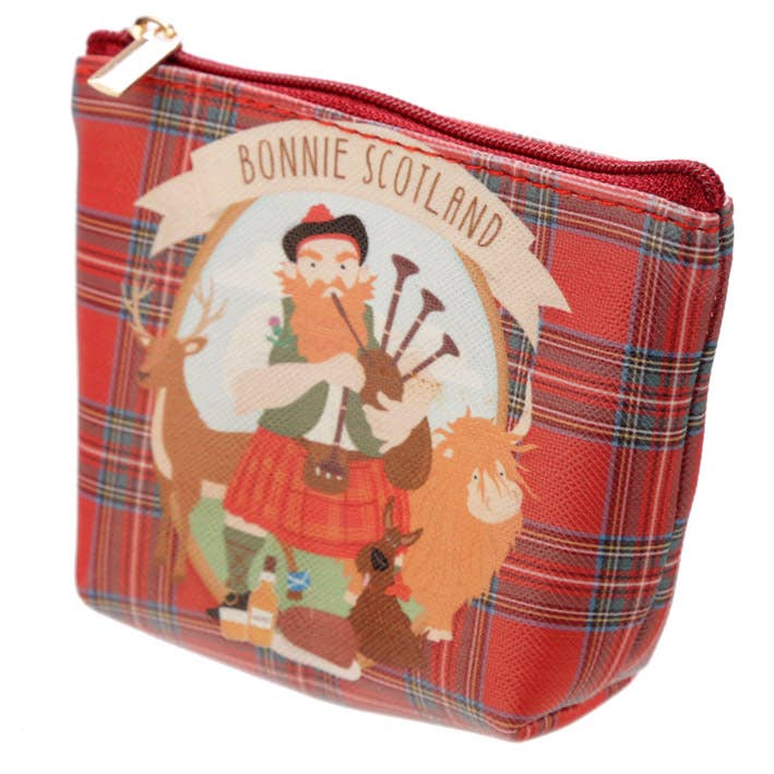 Puckator Ltd - Wholesale Coin Purse - Unisex - Bonnie Scotland PVC Purse