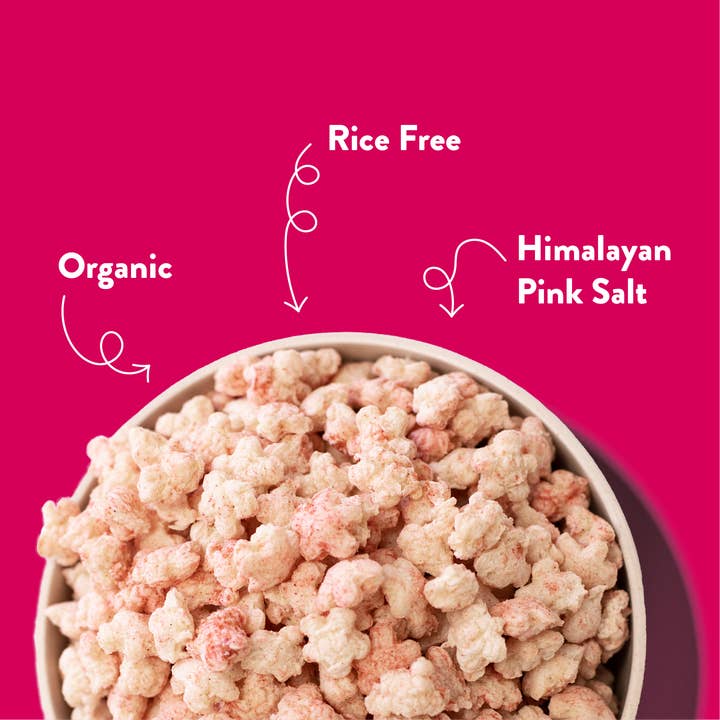 LesserEvil - Wholesale Puffed Snack - Lil' Puffs Star-Berry Beet, 2.5oz