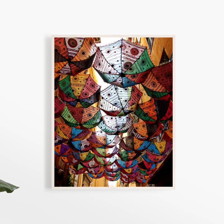 Veni Etiam Photography - Wholesale Art Print - Colorful Umbrellas Art Print3