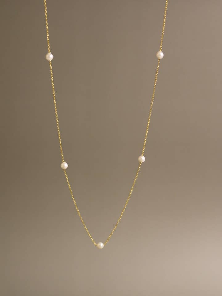 Timeless Radiance Set – Pearl Necklace, Bracelet & Earrings for wholesale by KAE BY KIRTY