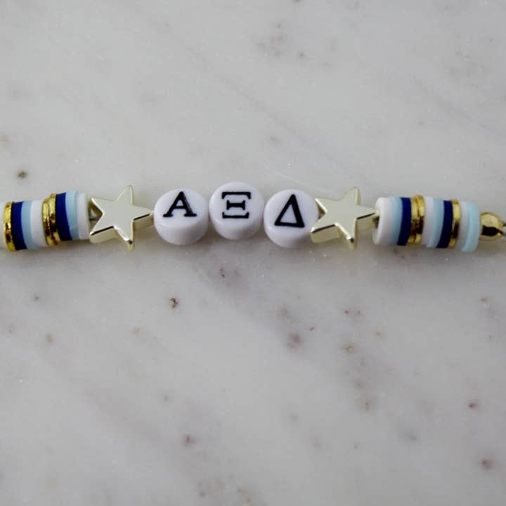 Alpha Xi Delta Keychain for wholesale by White Daisy Jewelry LLC