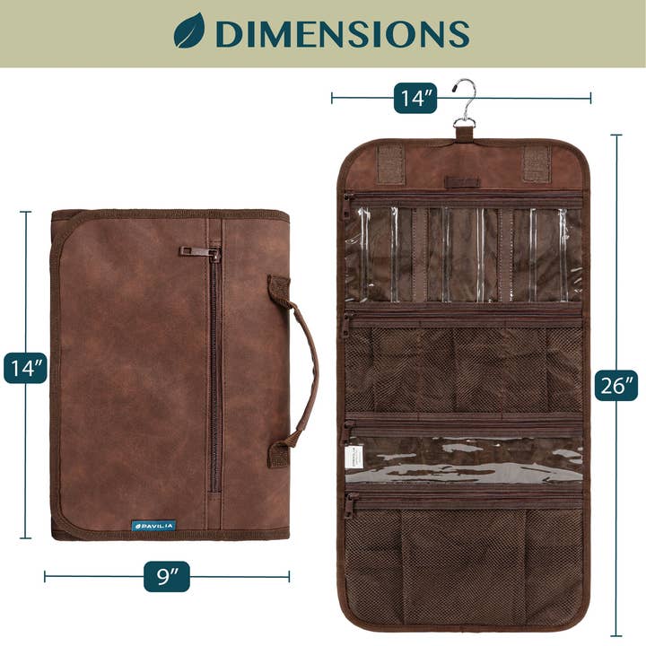 Pavilia - Wholesale Toiletry Bag - Unisex - Rollout Hanging Toiletry Organizer Bag29