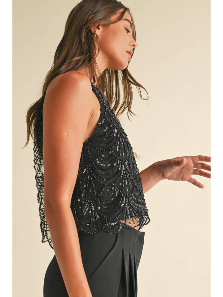 White Mermaid embellished Top for wholesale on Faire14