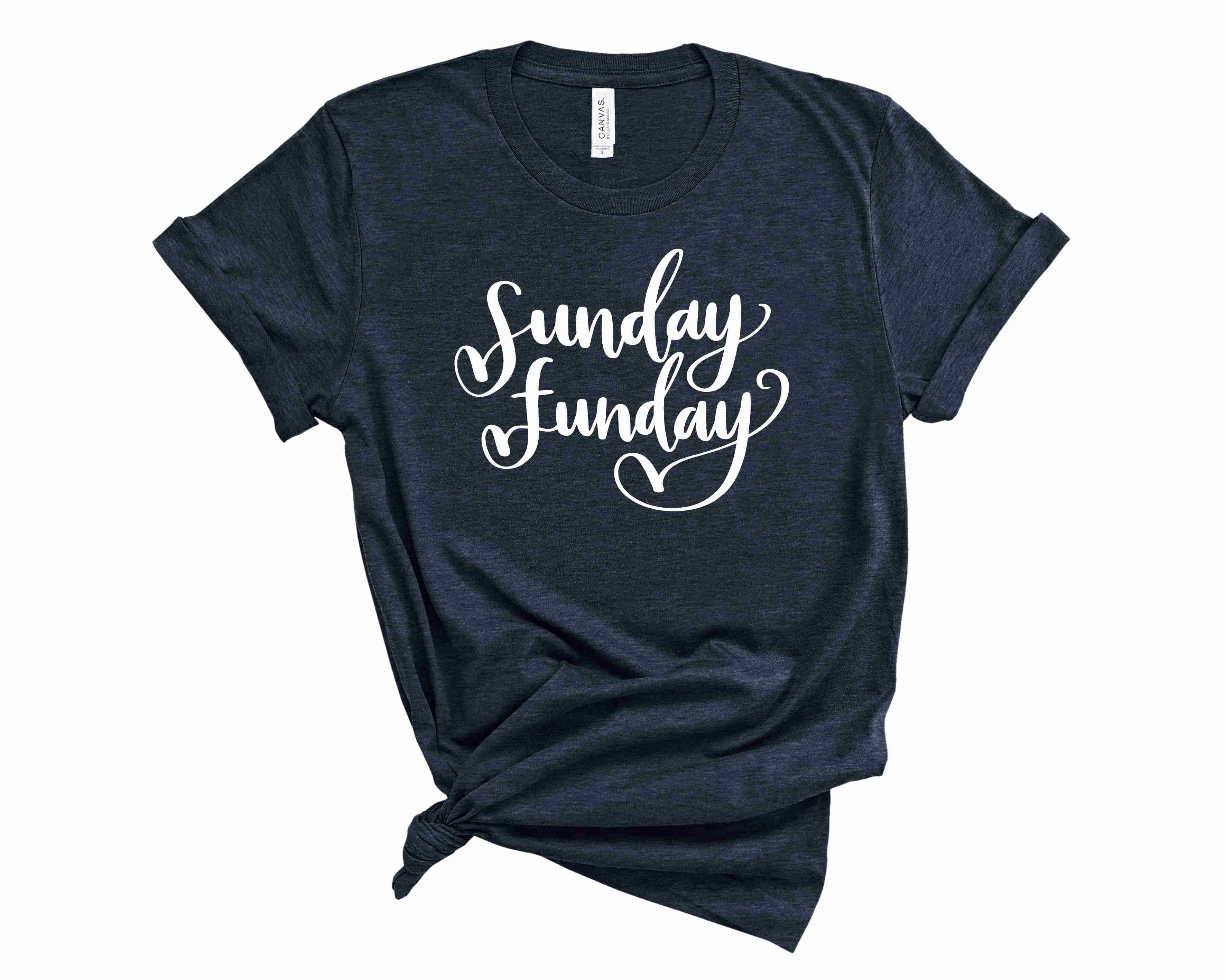 Jasie Blanks - Wholesale Screen Printed T-Shirt - Women's - Sunday funday - Graphic Tee0