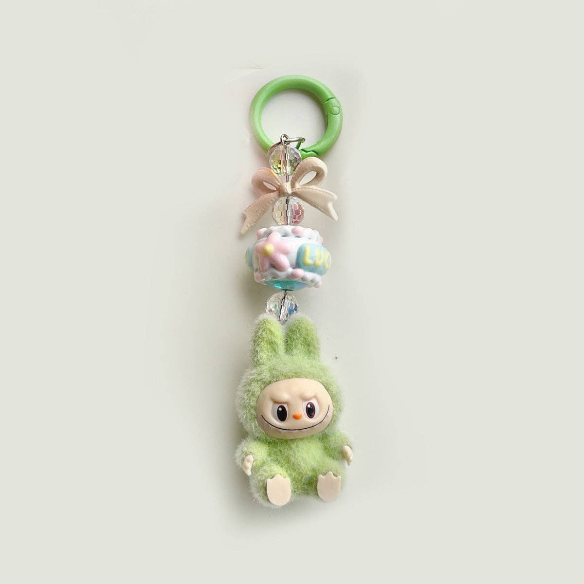 Little Trendy - Wholesale Keychain - Kids - Flocked Mini cute monster candy Keychain bag pendant4