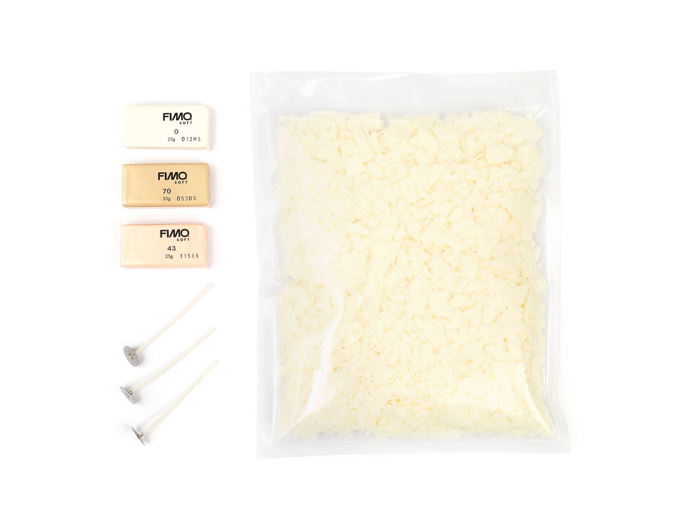 Graine Créative - Wholesale DIY Craft Kit - FIMO HOME DECO SET 3 CANDLE HOLDERS 200 x 100 x 100 mm6