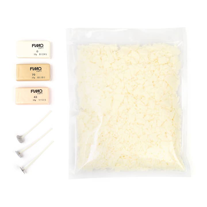 Graine Créative - Wholesale DIY Craft Kit - FIMO HOME DECO SET 3 CANDLE HOLDERS 200 x 100 x 100 mm6