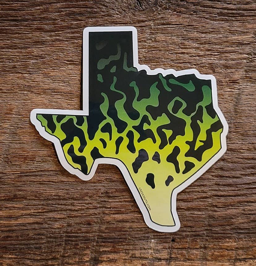 creeknuts.com - Wholesale Sticker - Texas Crappie Skin Sticker 0