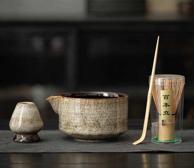 Gohobi （We cover U.S. import duties） – Engroshandel Tesæt – Gohobi Farverigt Keramisk Matcha Sæt med Skål8