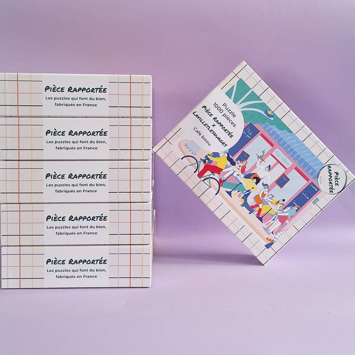 Rompecabezas de 1000 piezas Café beso para venta al por mayor de Pièce rapportée