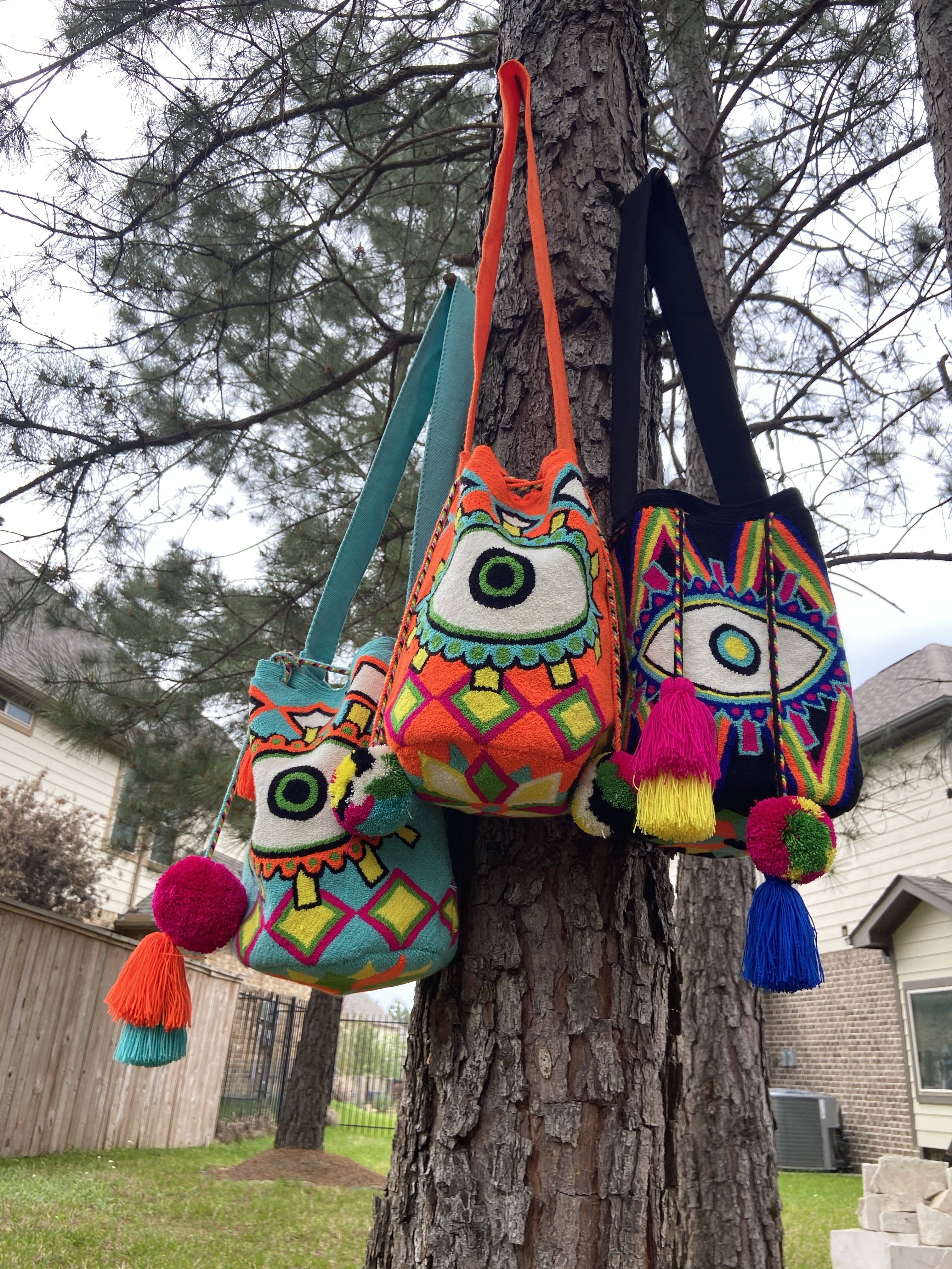 Colorful 4U - Wholesale Crossbody Bag - Women's - Evil Eye Bohemian Bag | Boho Bag for summer6