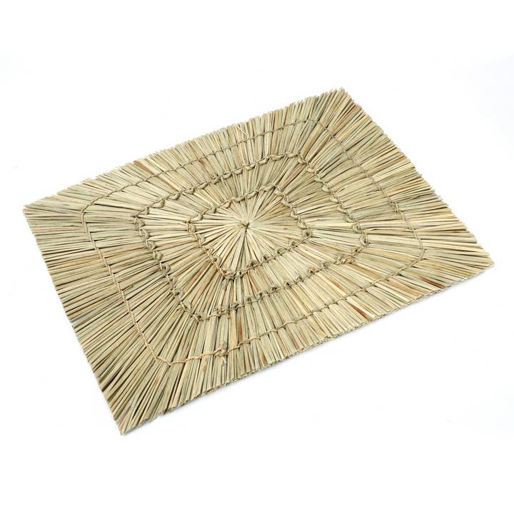 Bazar Bizar Living - Wholesale Placemat - The Alang Alang Placemat - Rectangular - Natural
