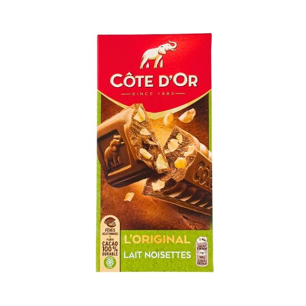 Cote D'Or Milk Chocolate with Crushed Hazelnuts 200g (Best Before 02/04/2026) for wholesale by France At Home