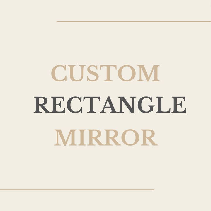 Zetamari Espelho Personalizado - Retângulo por atacado de Zetamari Mosaic Artworks