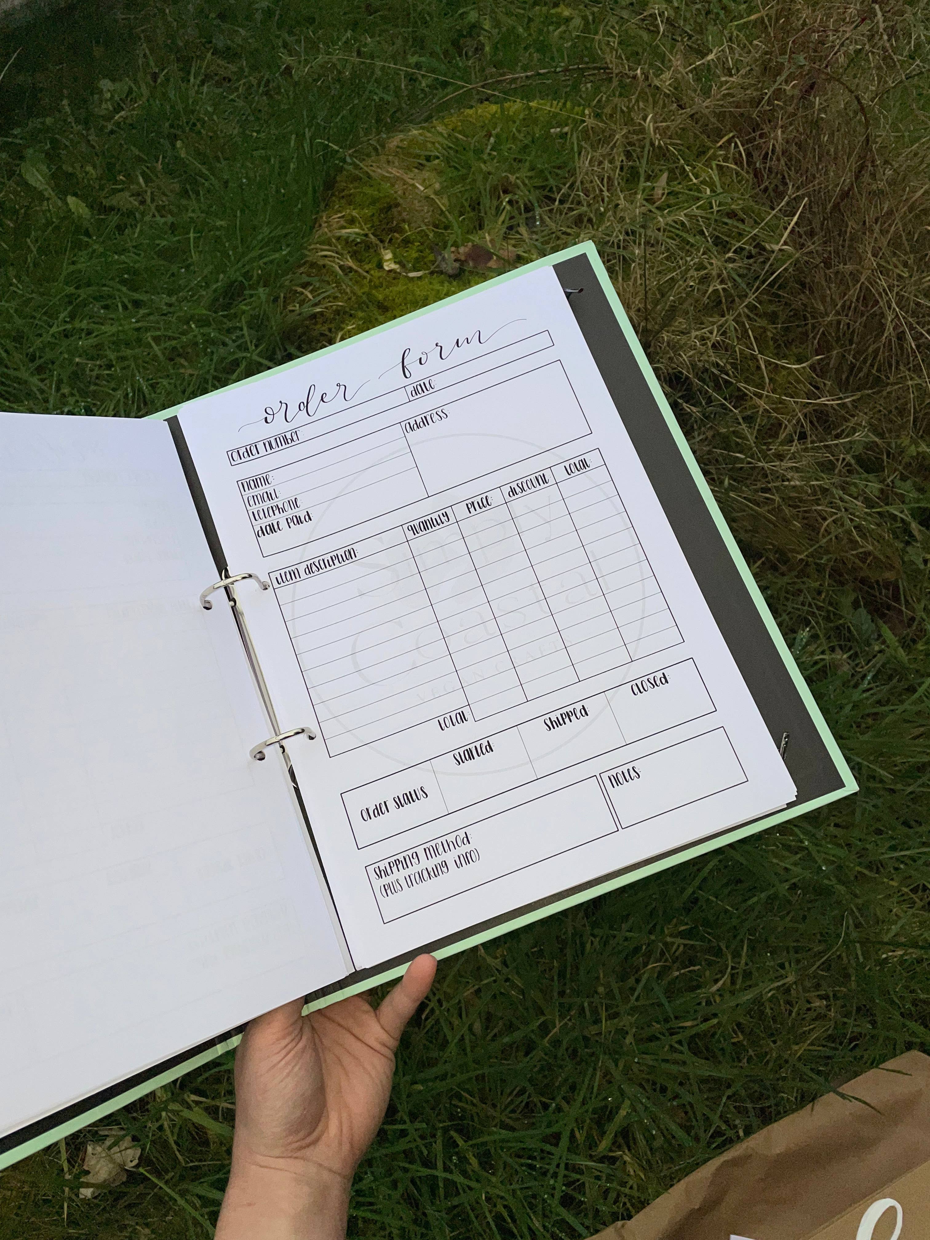 APierceArt - Vente Classeurs - Classeur pour registre de commandes1