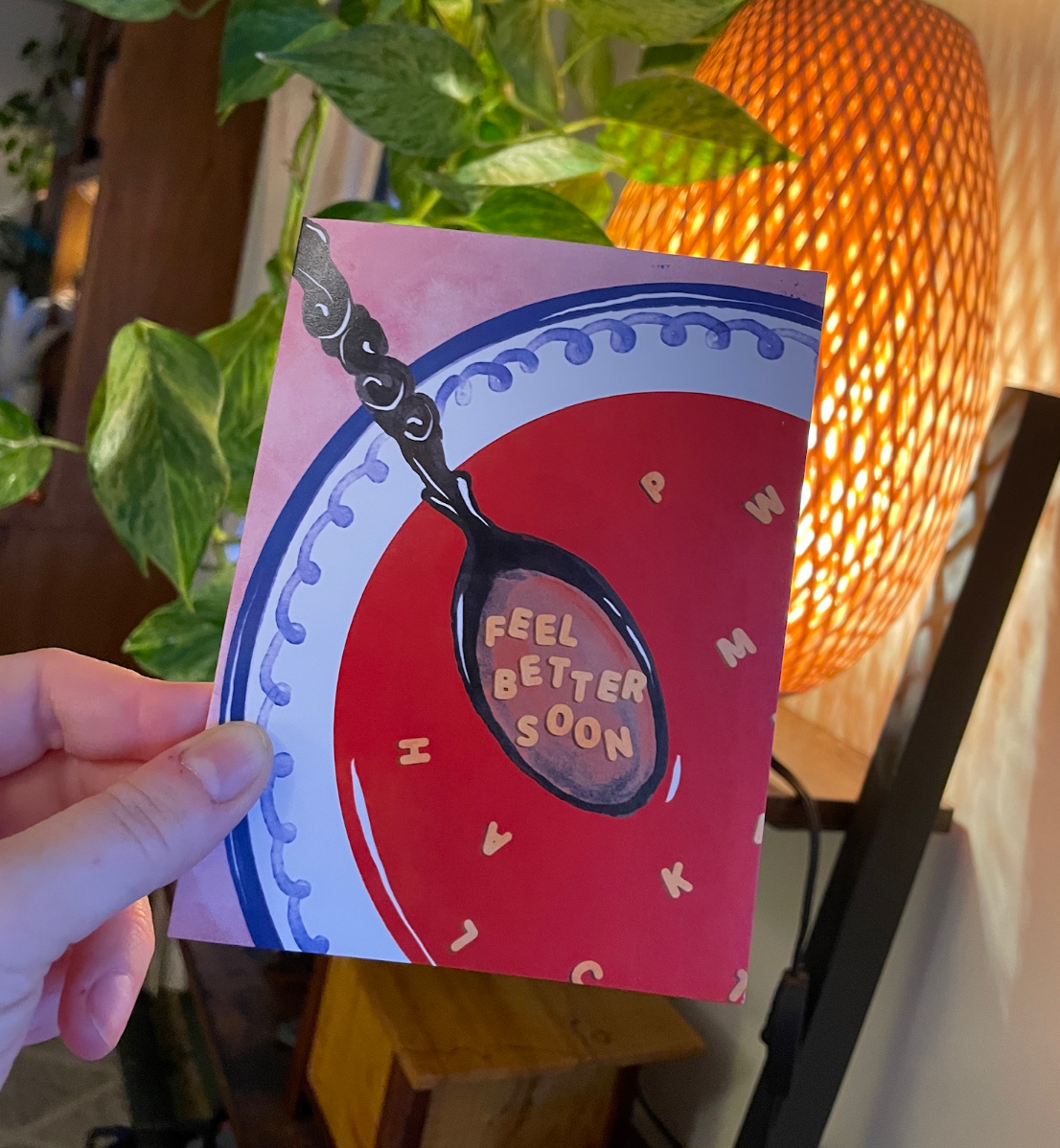 Wild Optimist – wholesale Everyday greeting card – Feel Better Soup Greeting Card5