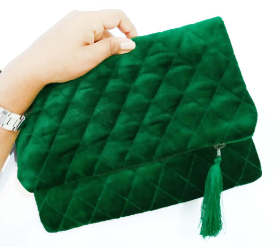 Amore Beauté – wholesale Clutch bag – women's – Velvet Clutch, Velvet Purse, Prom Clutch3