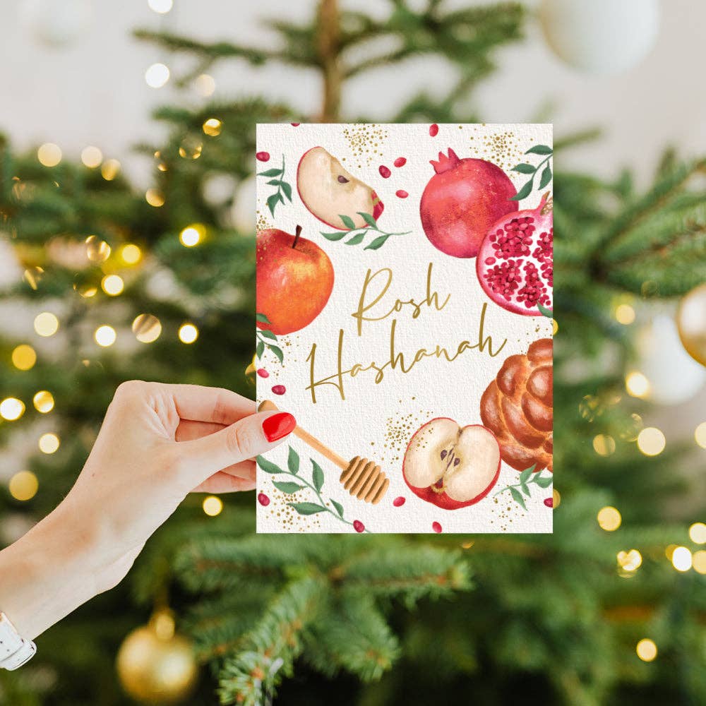 Tree-Free Greetings - Wholesale Rosh Hashanah Card - Welcome Gratitude Rosh Hashanah SKU 223206