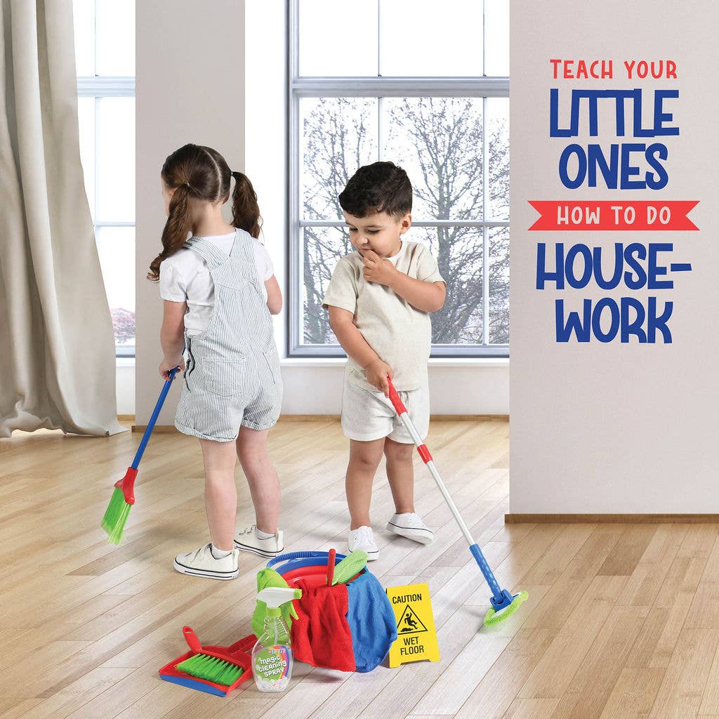 Play22 - Wholesale Toy Set - Kids - 12-Piece Kids Cleaning Set - Toy Housekeeping Fun6