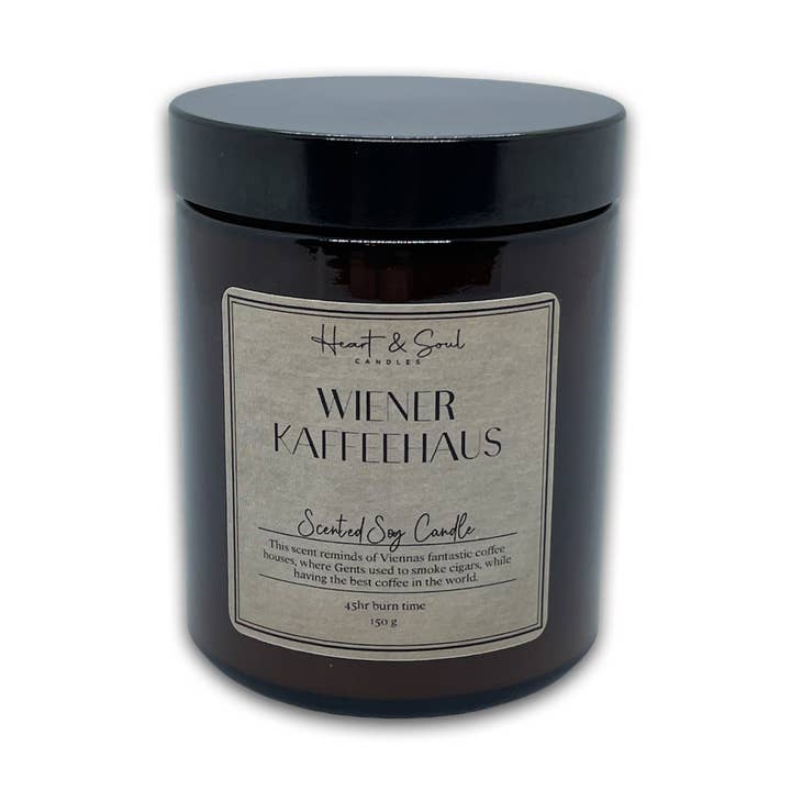 Heart & Soul Candles - Wholesale Jar/Filled Candle - Scented candle in glass -Gentlemen's Edition- approx. 150 g3
