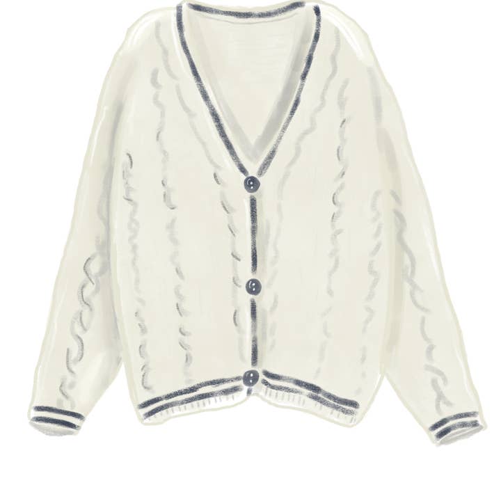 Cardigan d'automne confortable pour la vente par Tiny Ink Boston