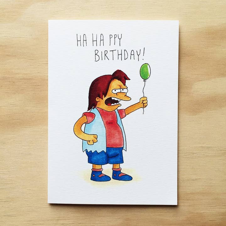 Ha Ha ppy Birthday for wholesale by Well Drawn