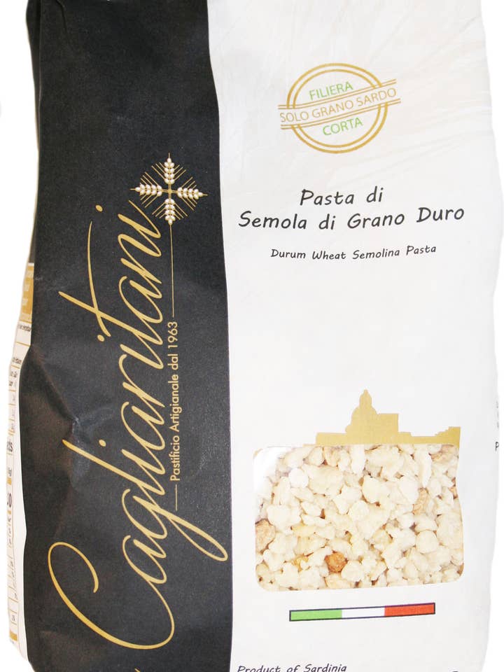 Klassisk ristet Fregola Grossa for engroshandel hos I CAGLIARITANI QUI SARDEGNA