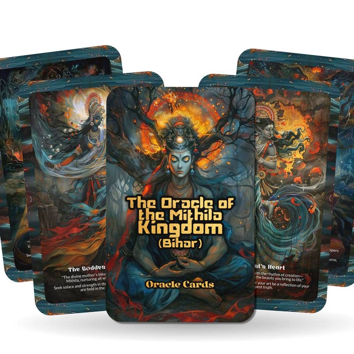 Ibiza Tarot USA - Wholesale Tarot Cards - Oracle of Mithila Kingdom Divine Feminine Wisdom Deck4