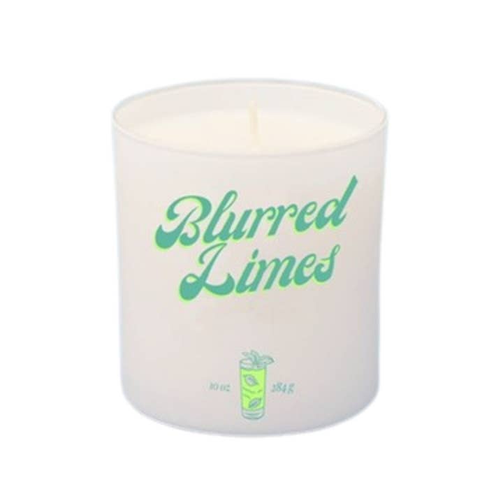 Blurred Limes Scented Candle for wholesale by Saturday Candle Company